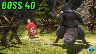 World of Final Fantasy Maxima - Bahamutian Soldier Boss vs Bartz Gilgamesh Boko