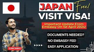 Free Japan Visit Visa  Immigration Of Japan In 2024  Japan Embassy Pakistan Update 2024