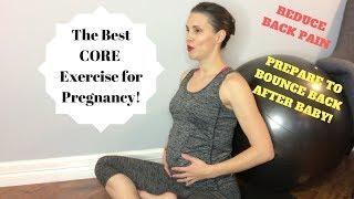 The best CORE exercise in pregnancy