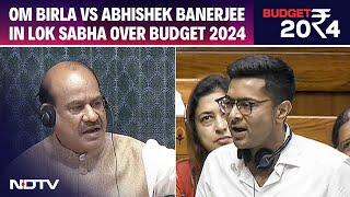 Abhishek Banerjee Parliament Speech  Om Birla vs Abhishek Banerjee In LS As Trinamool Shreds Budget