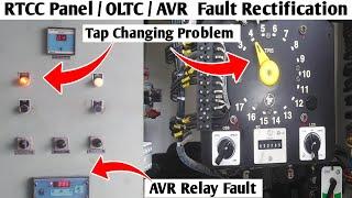 RTCC Panel  OLTC Fault Rectification  AVR Relay Fault Rectification  TF Tap Changer