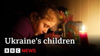 Ukraine’s children adapt to survive Russias invasion  BBC News