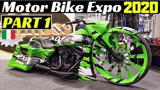 Motor Bike Expo 2020 Highlights Part 13 - Verona Italy - Customs Choppers Cafè-Racers & More