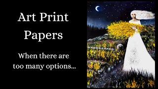 See How Artwork Looks on Different Print Papers