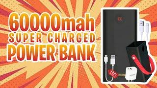 SUPER CHARGED POWER BANK 60000mAh