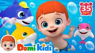 Baby Shark Song  Shark Family & More Nursery Rhymes for Toddlers  Baby Songs - Domikids