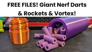 FILE RELEASE Giant Nerf Darts & Rockets & Vortex Discs which are screw-top containers DESCRIPTION