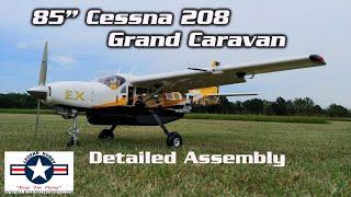 Legend Hobby  Seagull Models CESSNA GRAND CARAVAN EX 85″ - Full Assembly Review  HobbyView