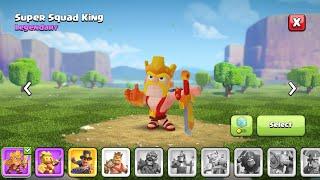 Claiming Super Squad King Legendary *FREE* Skin in Clash Of Clans