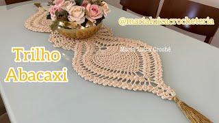 Pineapple Trail - Easy economical and very BEAUTIFUL crochet trail    #crochê #crochet #feitoamao