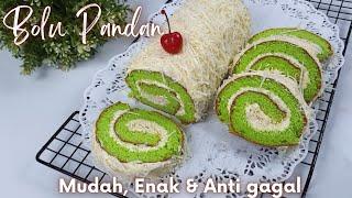 Resep Bolu Gulung Pandan Paling Enak  Ide Jualan Bolu Gulung