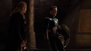 Perhaps you prefer one of your new companions. - Loki disguises as Cap - Thor The Dark World