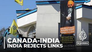 Canada-India tension India rejects links to Sikh leaders death