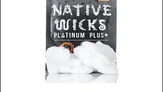 Native Wicks Platinum Plus recensione cotone