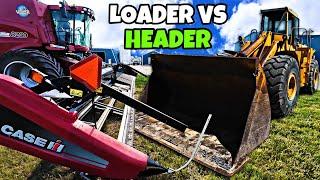 50000lb Pay Loader VS. 45ft Combine Header?