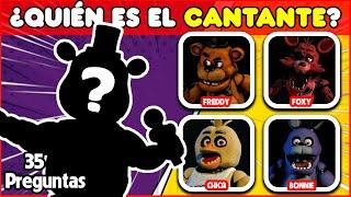  FNAF  Five Night at Freddys - 35 Preguntas Prueba Tu Conocimiento  ¿Realmente Conoces FNAF ?