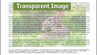 How to Make an Image Transparent in Microsoft Word Document Background 2017