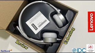 Lenovo 100 Stereo Analog Headset Review and Unboxing