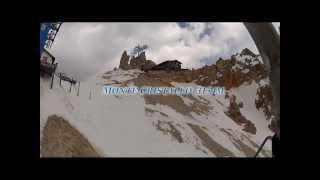 Skifahren am Monte Cristallo  Sciare a Monte cristallo