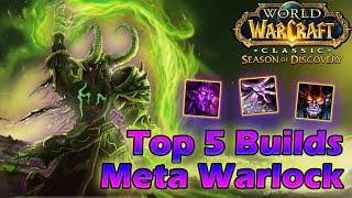 The BEST Meta Warlock Builds  Phase 2  Season of Discovery