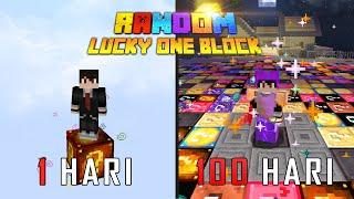 100 Hari Di Minecraft Random Lucky One Block Part 2