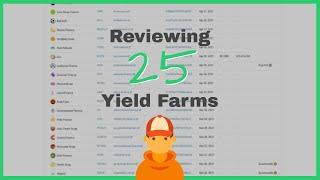 Lets Look at 25 YIELD FARMS On The Binance Smart Chain Yield Farming List 2021