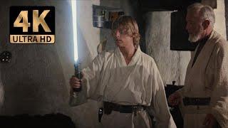 Obi-Wan Explains the Force and the Jedi to Luke - Star Wars A New Hope 4K UltraHD