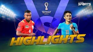 Bangladesh vs India Football Match Highlights  FIFA world cup 2022 qualifiers