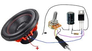 I made a very strong amplifier with TIP41 for subwoofer  DIY #electronic