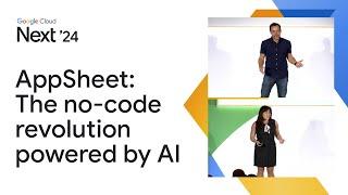 AppSheet The no-code revolution powered by AI