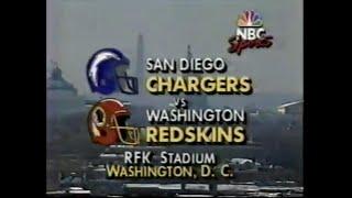1989-12-10 San Diego Chargers vs Washington Redskins