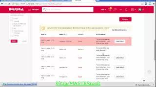 cara upload bukalapak dengan mass upload