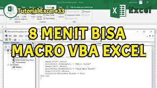 Belajar Excel 33  Cara Membuat Record Macro VBA di Excel Untuk Pemula