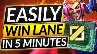 ADC is LITERALLY FREE LP if You Do This - WIN LANE in 5 MINUTES - LoL Guide