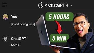 How to speed-up boring tasks with ChatGPT Get ready for Apple Intelligence