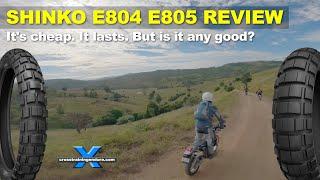 Shinko E804 E805 tyre review︱Cross Training Adventure