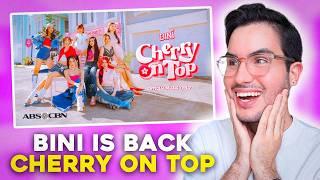 BINI  Cherry On Top Official Music Video REACTION