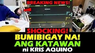 FULL VIDEO SHOCKING BUMIBIGAY NA ANG KATAWAN ni Kris Aquino LATEST UPDATE SA KALAGAYAN ni Kris
