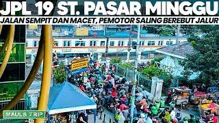 SEMRAWUTNYA JPL 19 STASIUN PASAR MINGGU Palang Pintunya Unik  MAULS TRIP