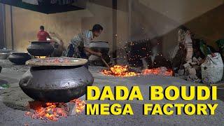 Secret recipe of making Dada Boudi Mutton Biryani  Dada Boudi MASSIVE BIRYANI FACTORY Foodie Robin