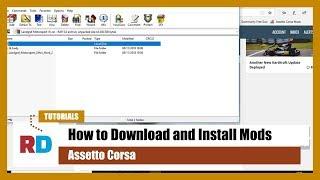 TUTORIAL How to Install Mods in Assetto Corsa