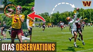 The Washington Commanders Are IMPROVING At A INSANE Rate At OTAs...  Commanders News 