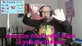 Rocking Dan Virtual show Mrs DePintos 1st grade class at Allen Elementary