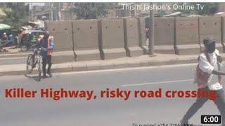 Outer-ring road Very dangerous Nairobian road #nairobivlog #ntsa #roadhog