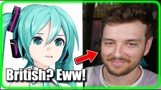 CdawgVA reacts to Hatsune Miku hating on British people