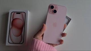 Распаковка iPhone 15 pink + много чехлов