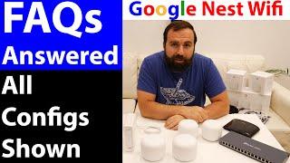 Google Nest WiFi  FAQs Answered  All Configurations Shown