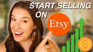 How to Sell on Etsy in 3 Simple Steps 2024 Etsy Shop for Beginners COMPLETE GUIDE
