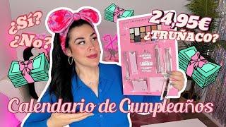 ¿VALE la PENA? DESTRIPANDO el CALENDARIO de ADVIENTO de CUMPLEAÑOS de MAQUILLAJE 2024 mini ad