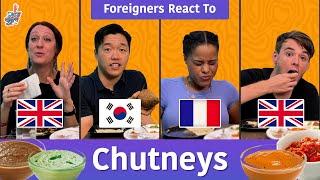 Foreigners React To Chutneys  #ReactionVideo #VishayKhol